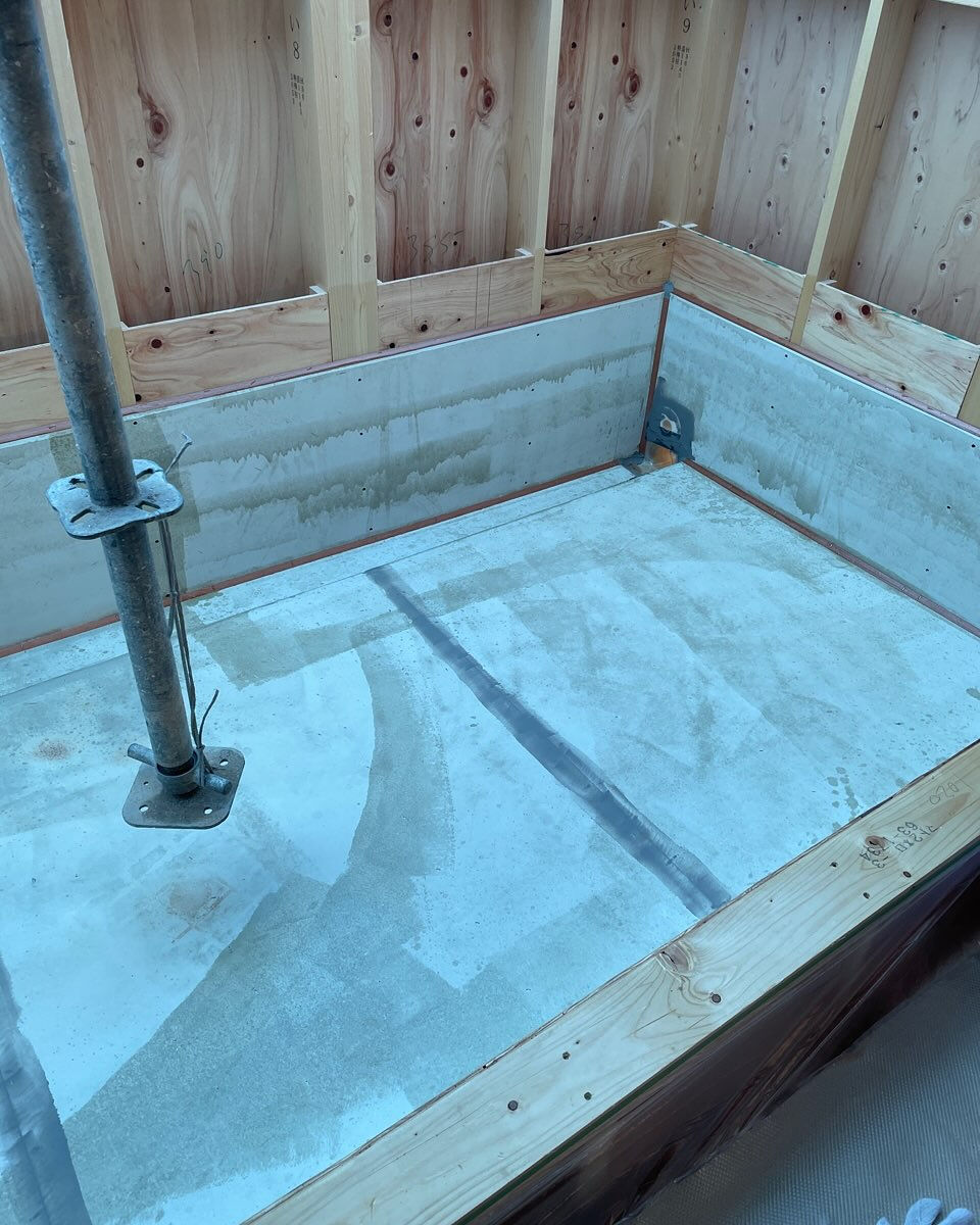 新築住宅　FRP防水　2PRY 